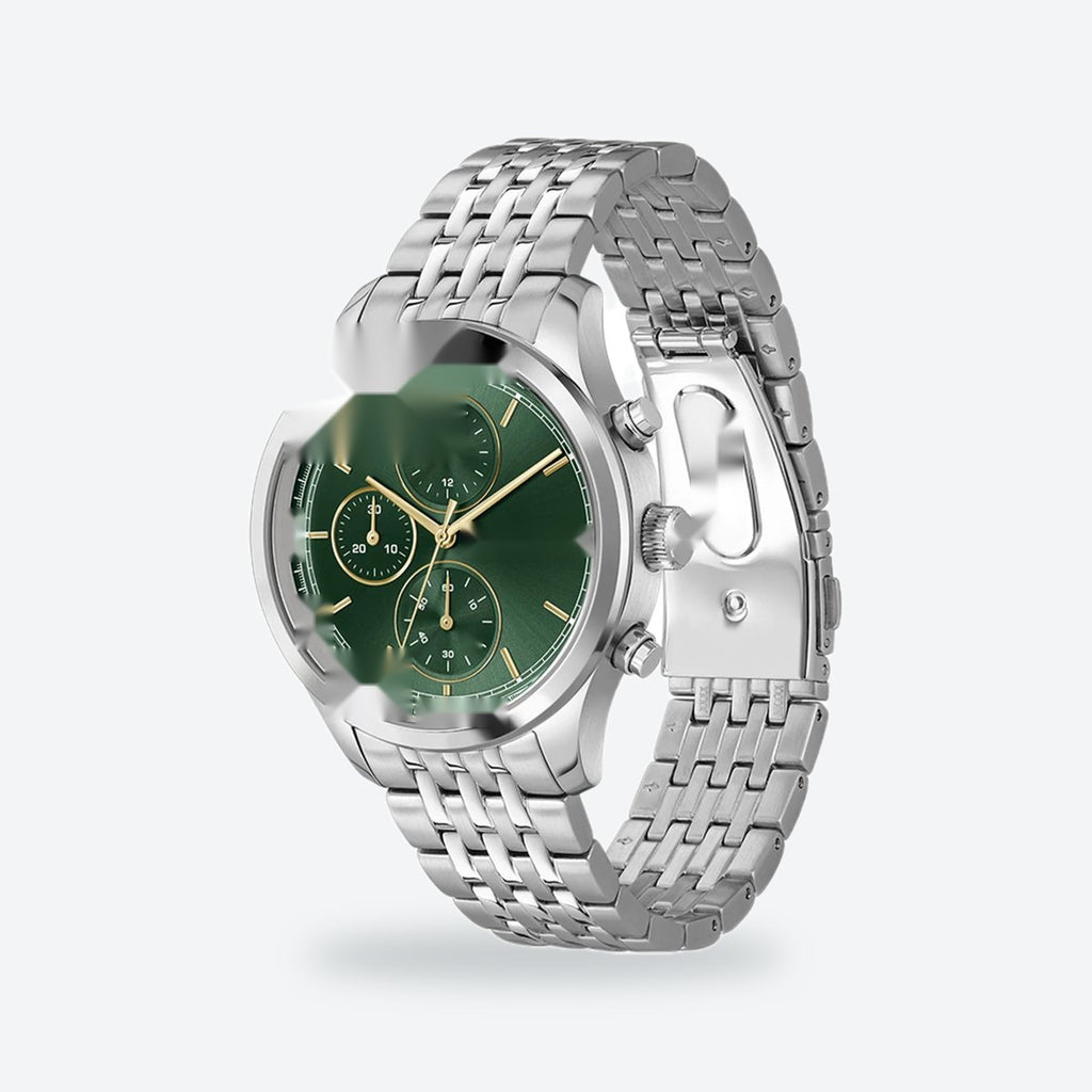 Men's 41mm Green Dial Chronograph Watch, view 4