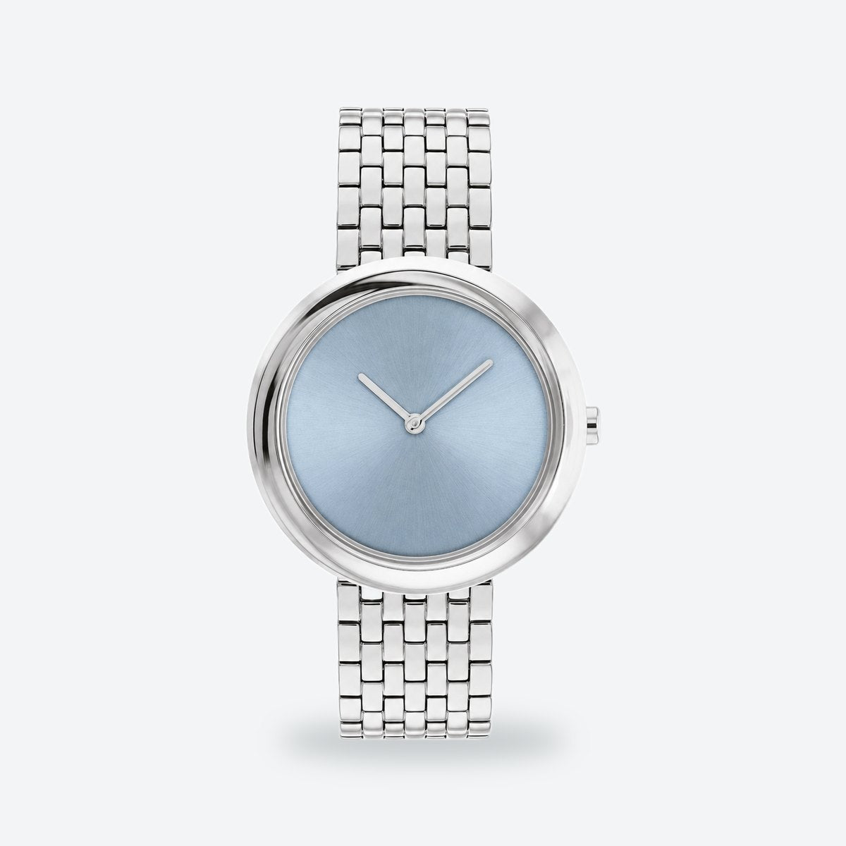 Women's 34mm Cherry Dial Watch, Blue dial / Silver-tone