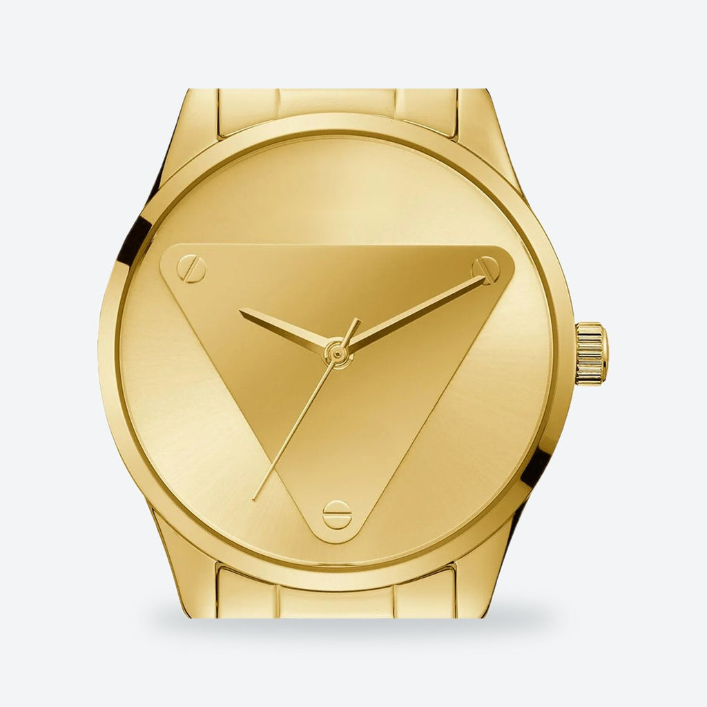 Women's 36mm Gold Dial Watch, Steel Bracelet, Gold-Tone, view 3