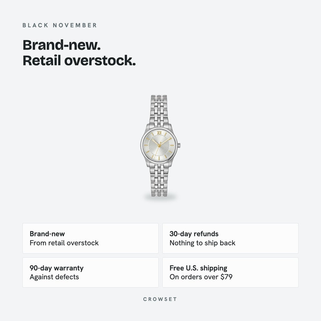 Women's 25mm Silver Dial Watch, details