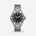 Men's 40mm Black Dial Watch, Black dial / Grey