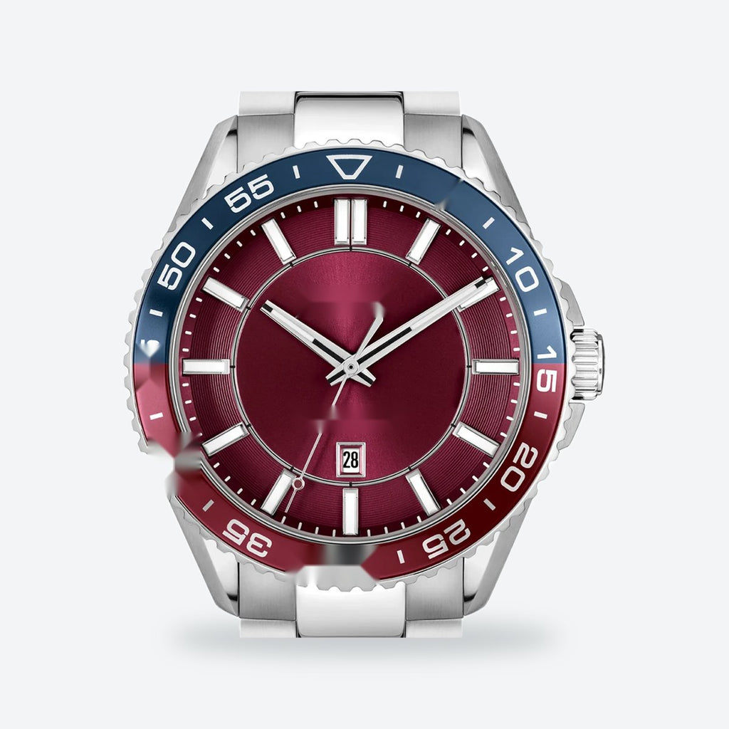 Men's 43mm Red Dial Watch, view 2