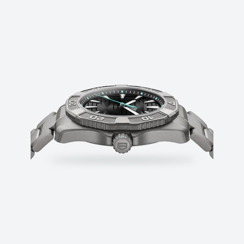 Men's 40mm Black Dial Watch, view 4