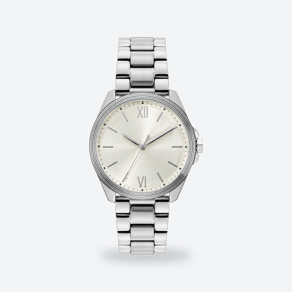 Women's 36mm Ivory Dial Watch, Ivory dial / Silver-tone