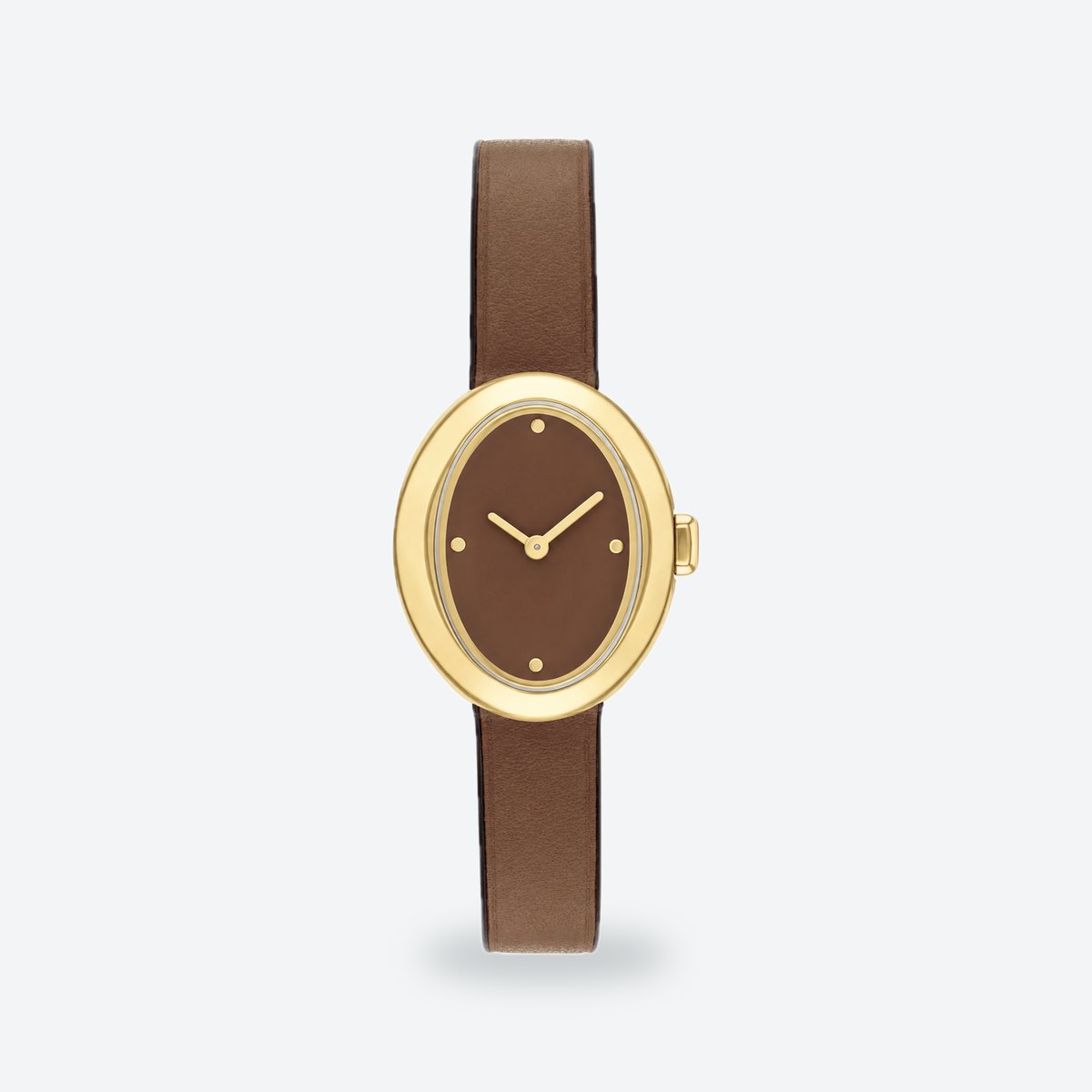 Women's 22mm Brown Dial Watch, Brown dial / Brown