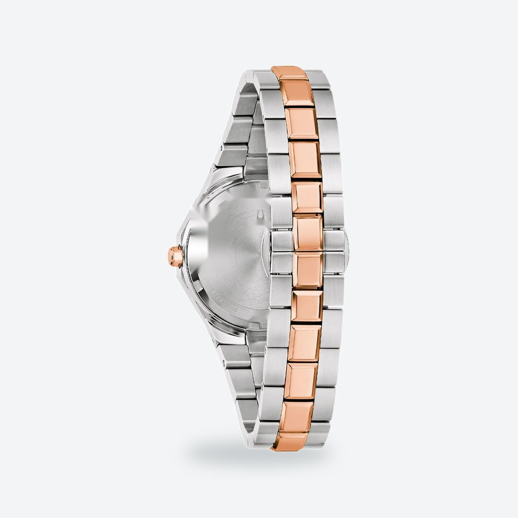 Women's 32mm White Dial Watch, Steel Bracelet, view 5