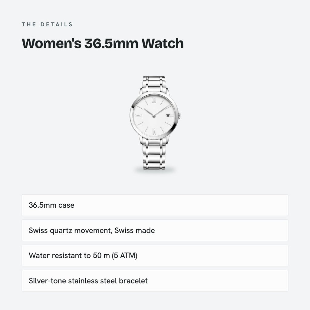Women's 36.5mm Watch, details