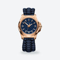 Women's 37mm Blue Dial Watch, Blue dial / Blue