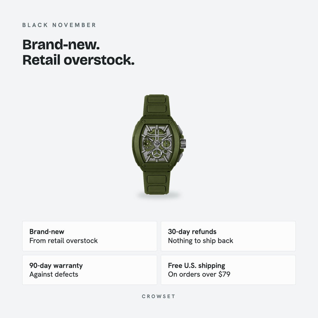 Men's 42x47mm Green Dial Watch, details