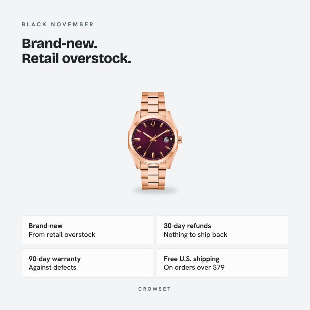 Men's 39mm Purple Dial Automatic Watch, details