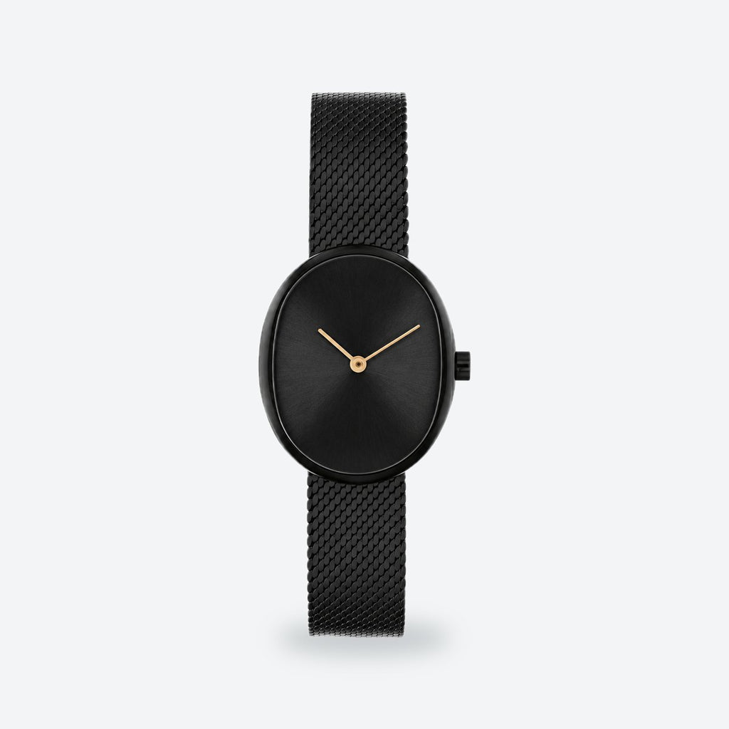 Women's 23mm Gold Dial Watch, Steel Bracelet, Style 2, Grey dial / Grey