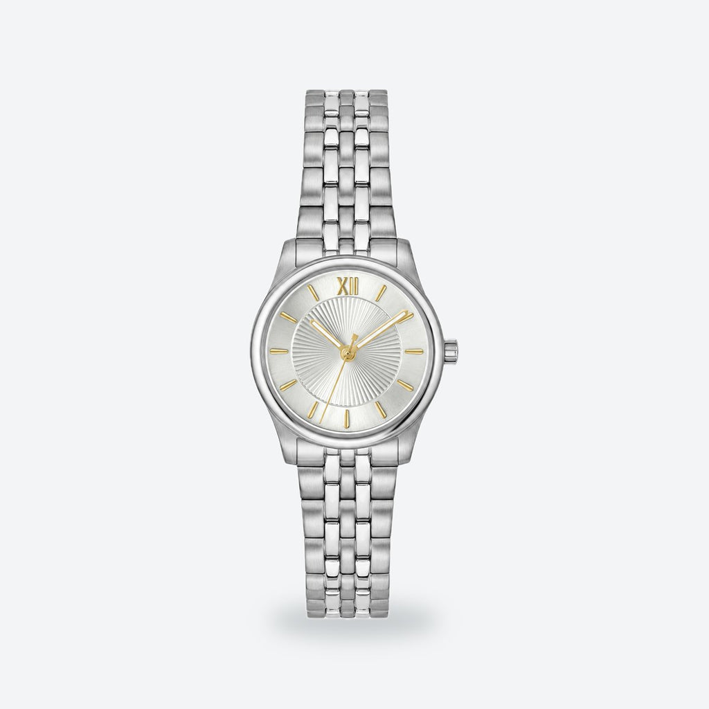 Women's 25mm Silver Dial Watch, Silver dial / Silver-tone