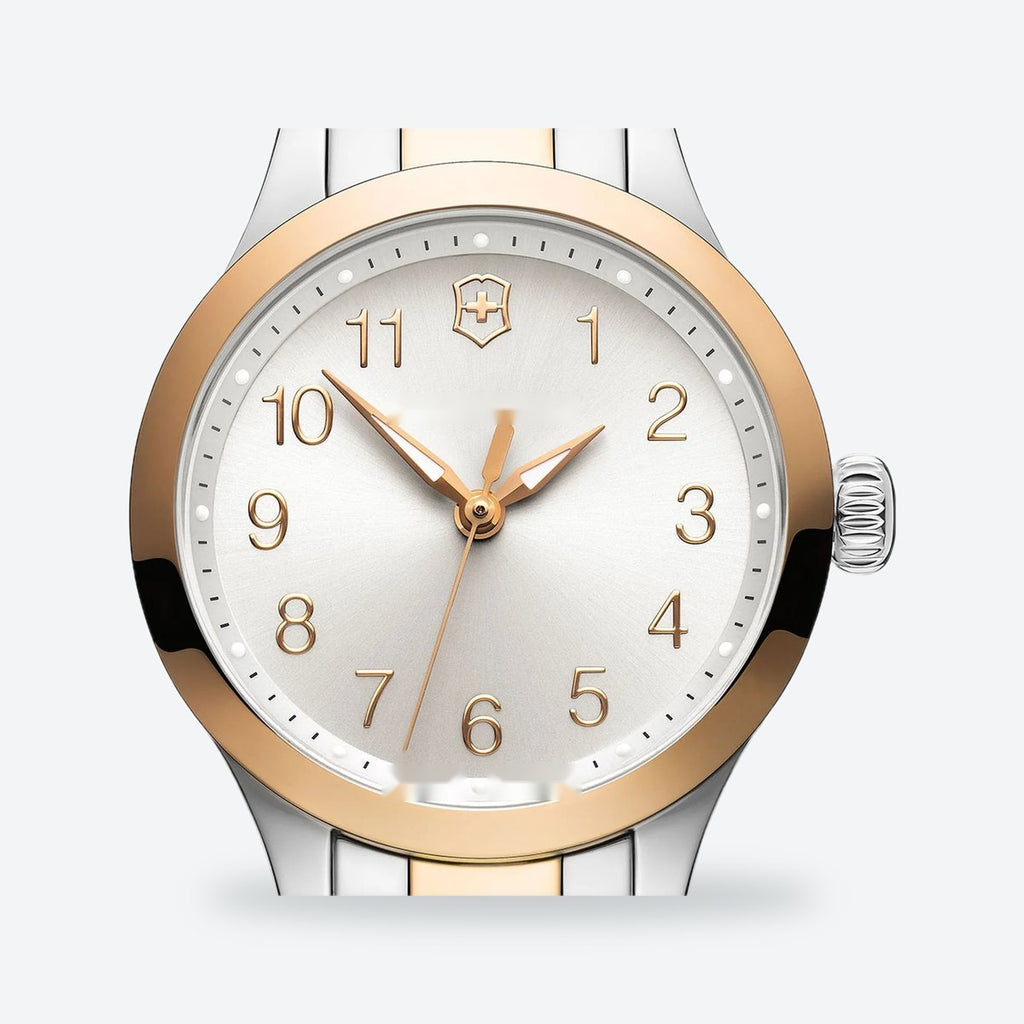 Women's 28mm White Dial Watch, Steel Bracelet, view 2