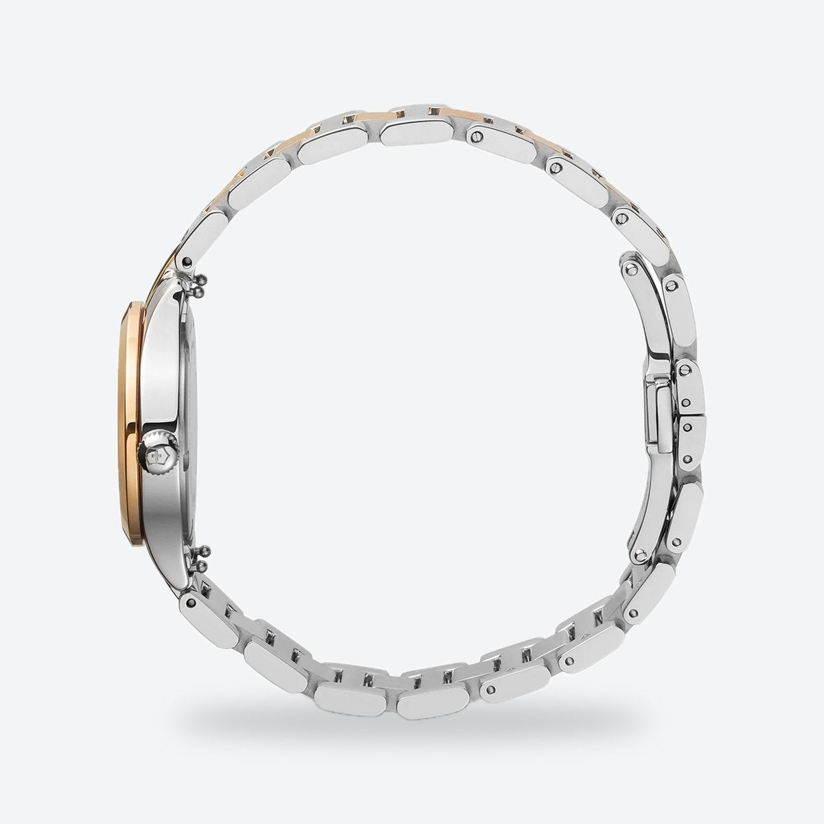 Women's 28mm White Dial Watch, Steel Bracelet, view 4