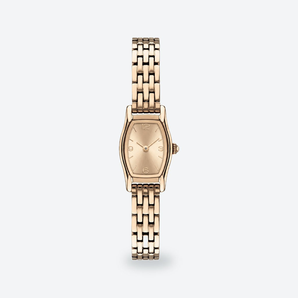 Women's 15x25mm Gold Dial Watch, Rose gold dial / Rose gold-tone