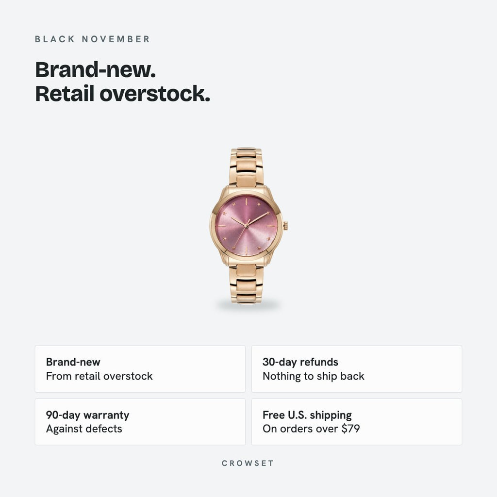 Women's 36mm Pink Dial Watch, details