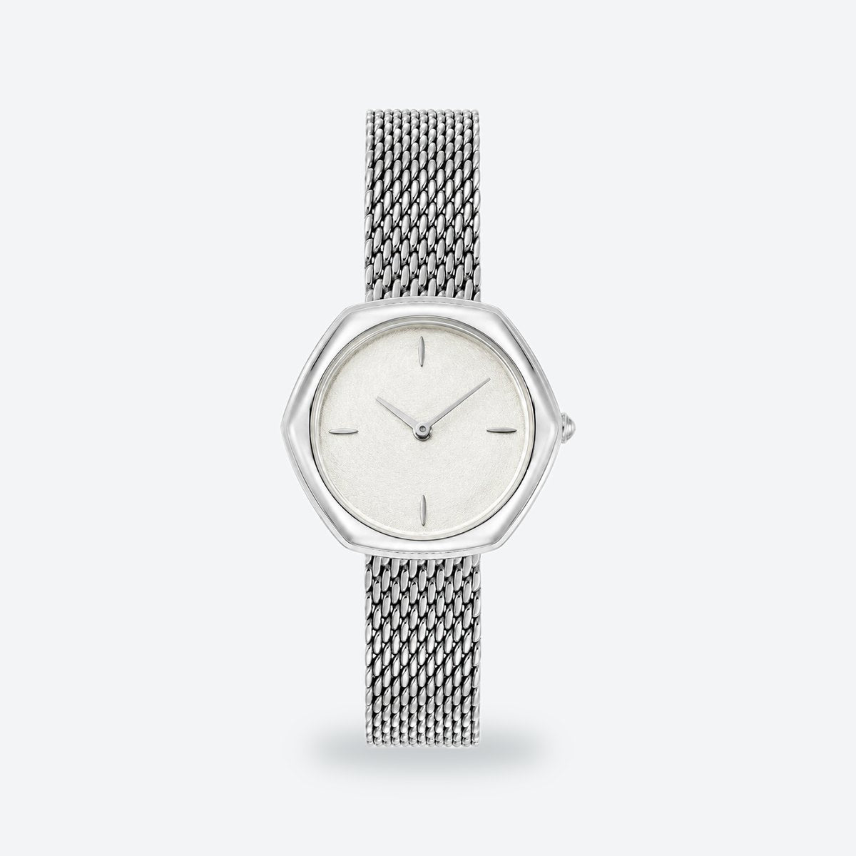 Women's 28mm Black Dial Watch, Grey dial / Silver-tone