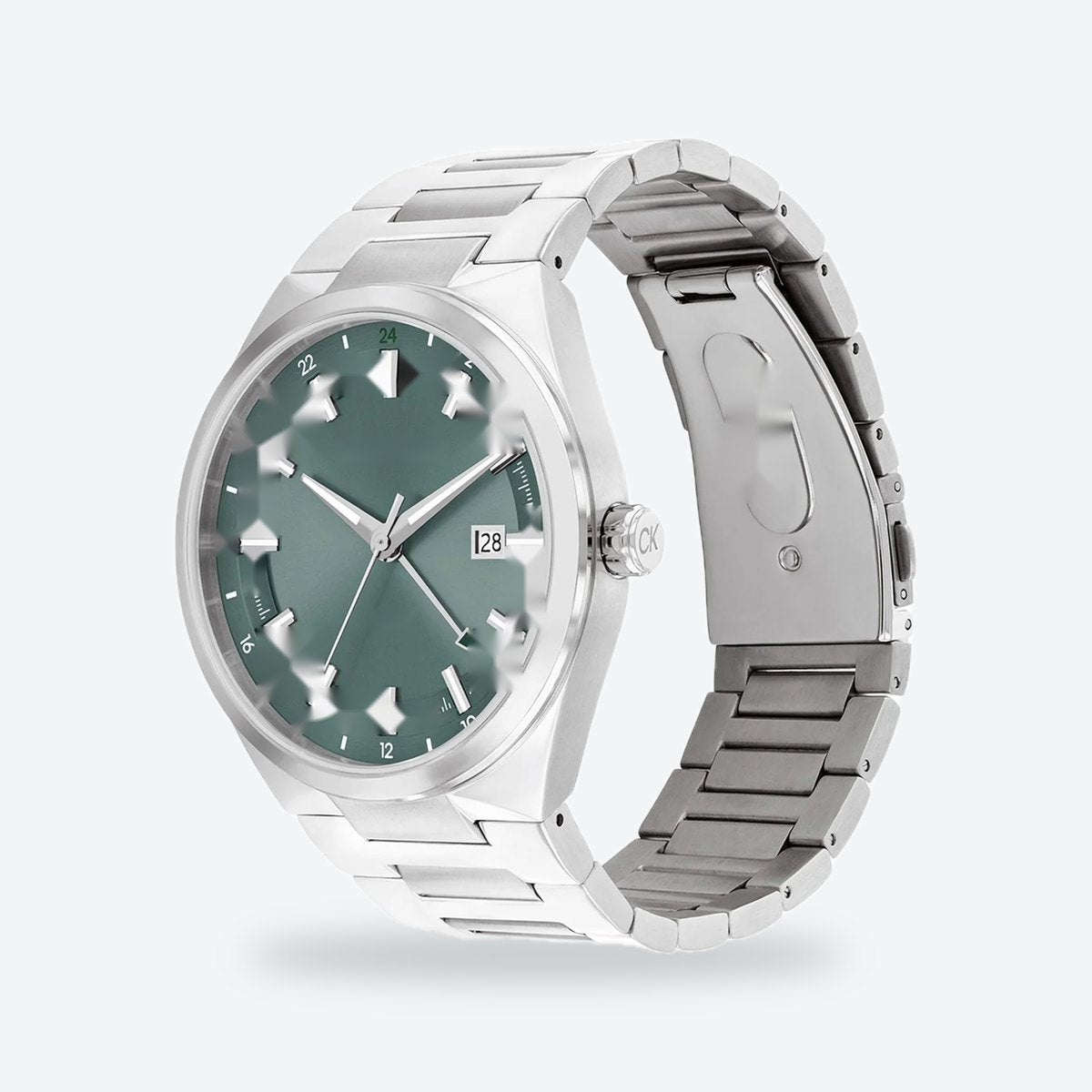 Men's 44mm Green Dial Watch, view 3