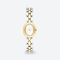 Women's 18x22.5mm Cream Dial Watch, Cream dial / Silver and gold-tone