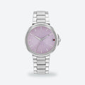 Women's 34mm Lilac Dial Watch, Lilac dial / Silver-tone