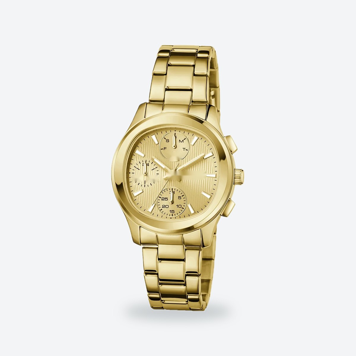 Women's 36mm Gold Dial Chronograph Watch, view 6