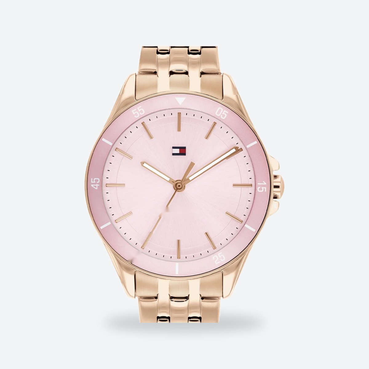 Women's 30mm Pink Dial Watch, Steel Bracelet, view 3