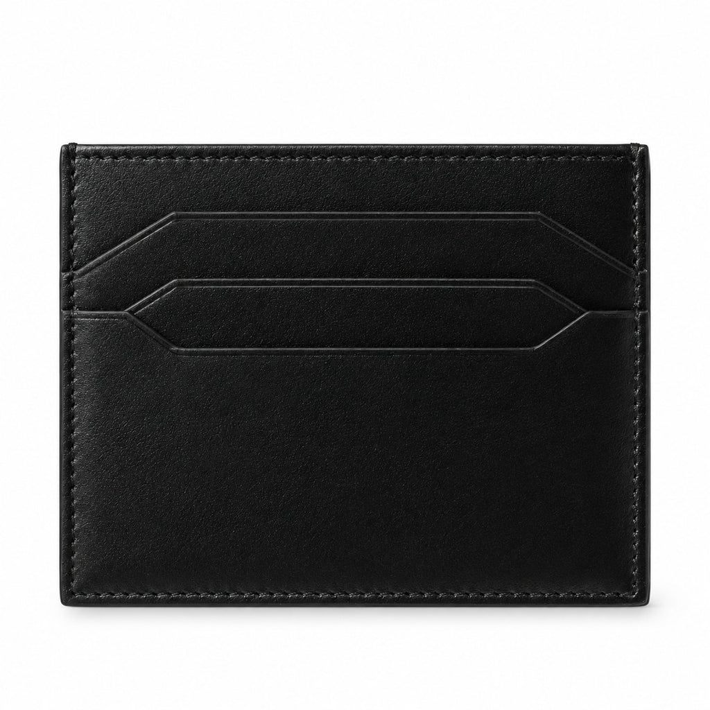 Black Leather Card Holder, view 1