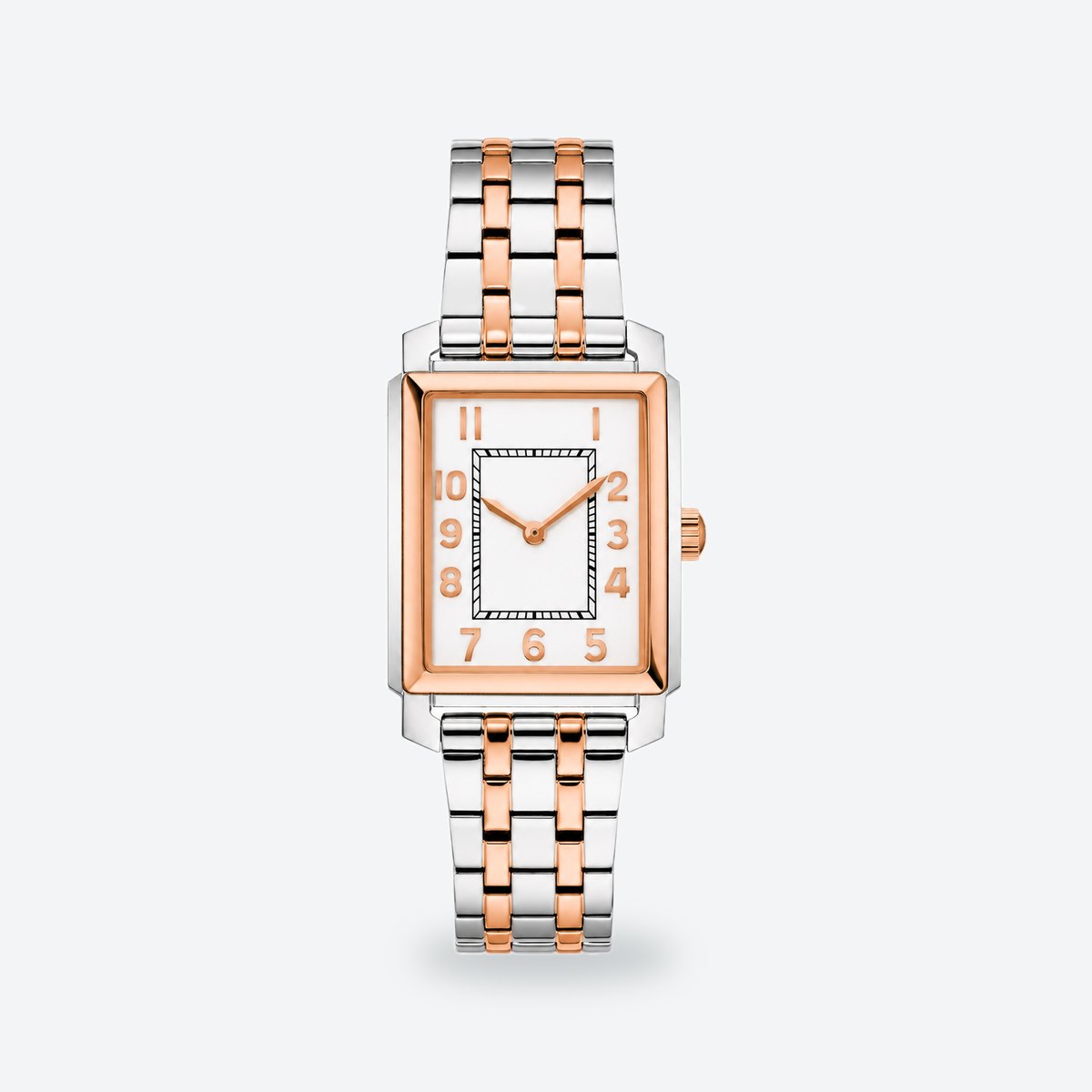 Women's 25mm White Dial Watch, White dial / Silver-tone