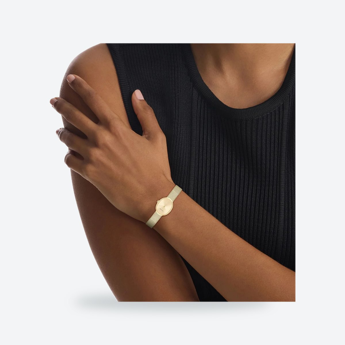 Women's 23mm Gold Dial Watch, Steel Bracelet, Style 2, view 2