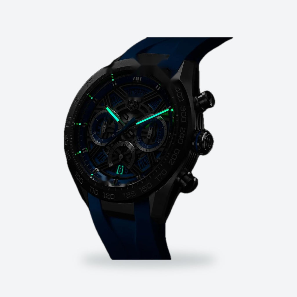 Men's 44mm Blue Dial Automatic Watch, view 5