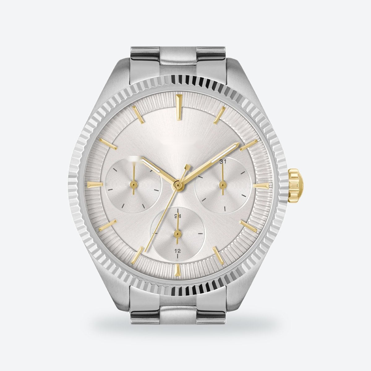 Women's 34mm Silver Dial Watch, Steel Bracelet, view 2