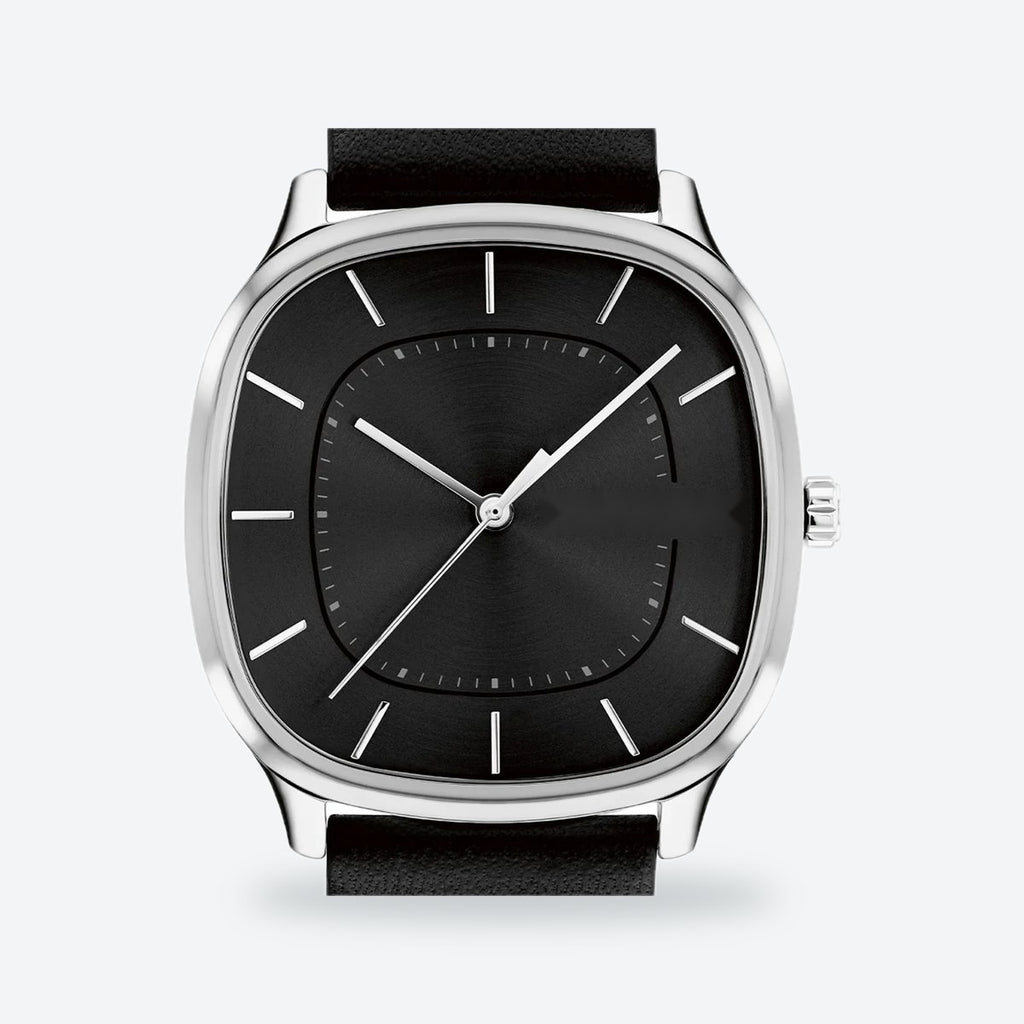Men's 37mm Black Dial Watch, view 2