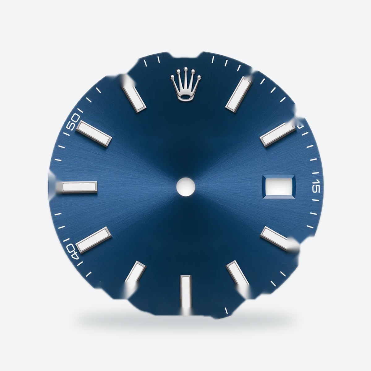 Men's 41mm Automatic Dress Watch, Fluted Bezel, Bright blue Dial, view 3
