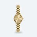 Women's 23mm Gold Dial Watch, Steel Bracelet, Gold dial / Gold-tone