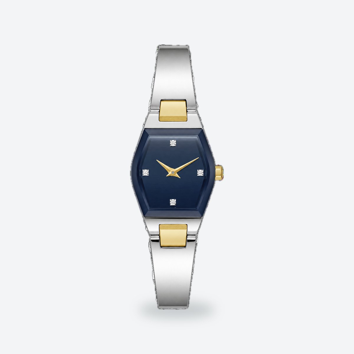 Women's 33mm Black Dial Watch, Blue dial / Silver-tone