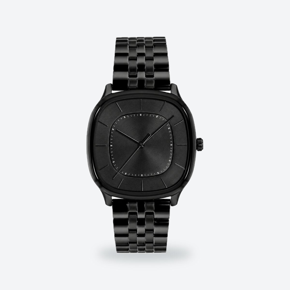 Men's 37mm White Dial Watch, White dial / Black