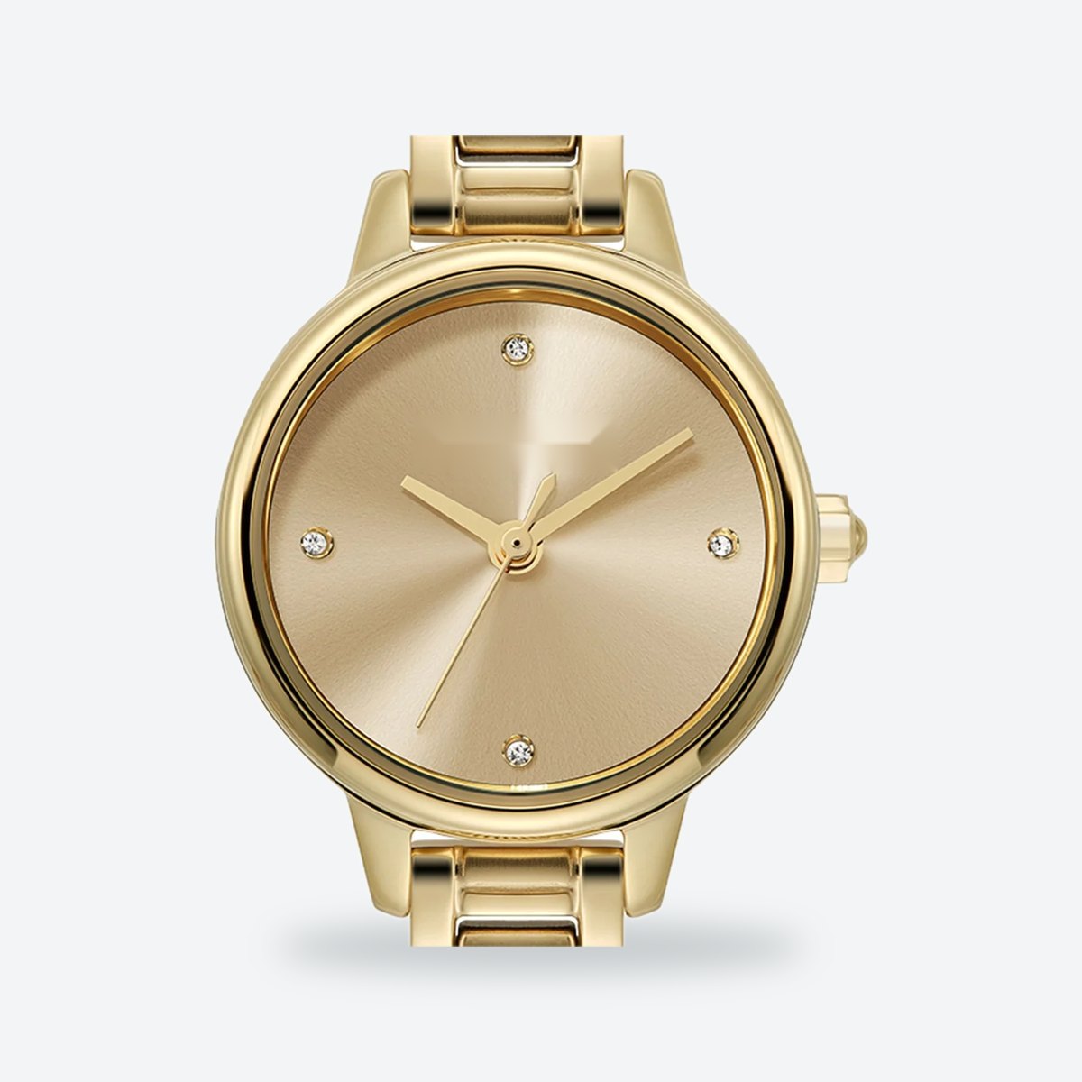 Women's 23mm Gold Dial Watch, Steel Bracelet, view 2