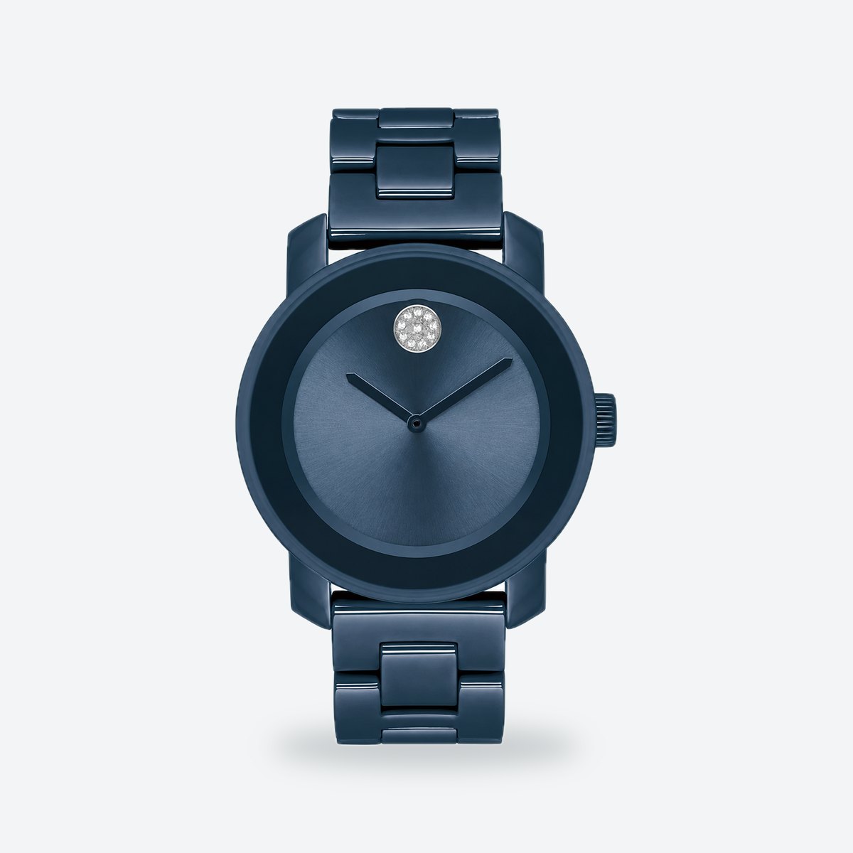 Women's White Dial Watch, Blue dial / Blue