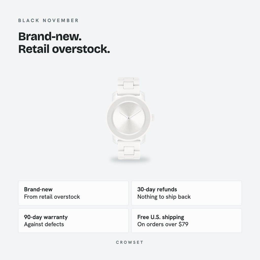 Women's White Dial Watch, details