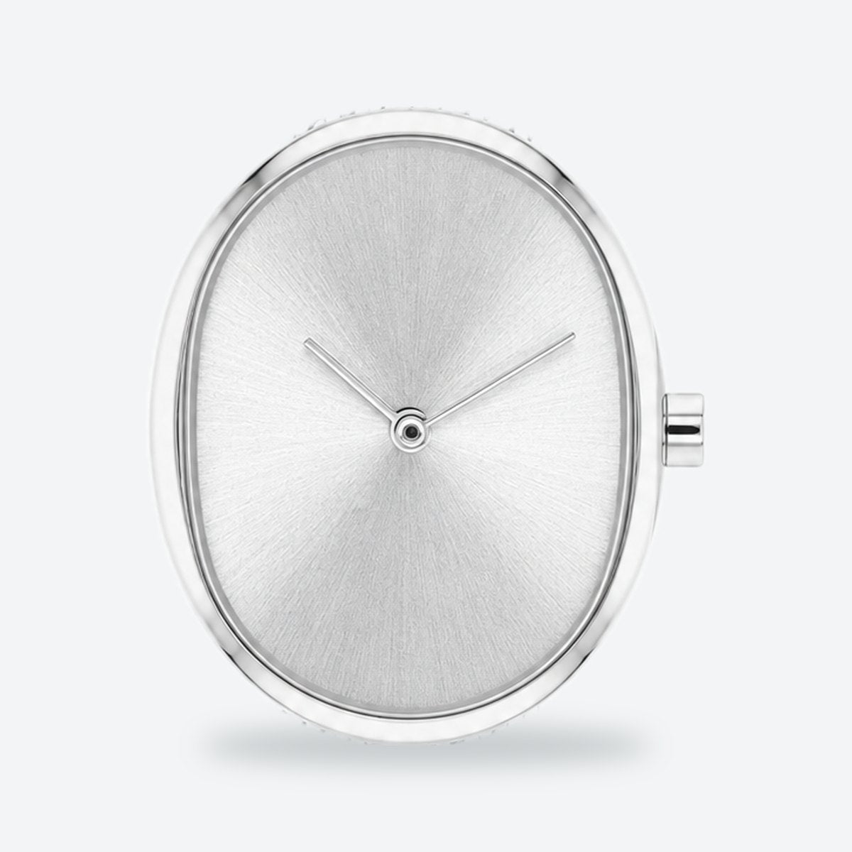 Women's 23mm Gold Dial Watch, Steel Bracelet, Style 2, Silver dial / Silver-tone