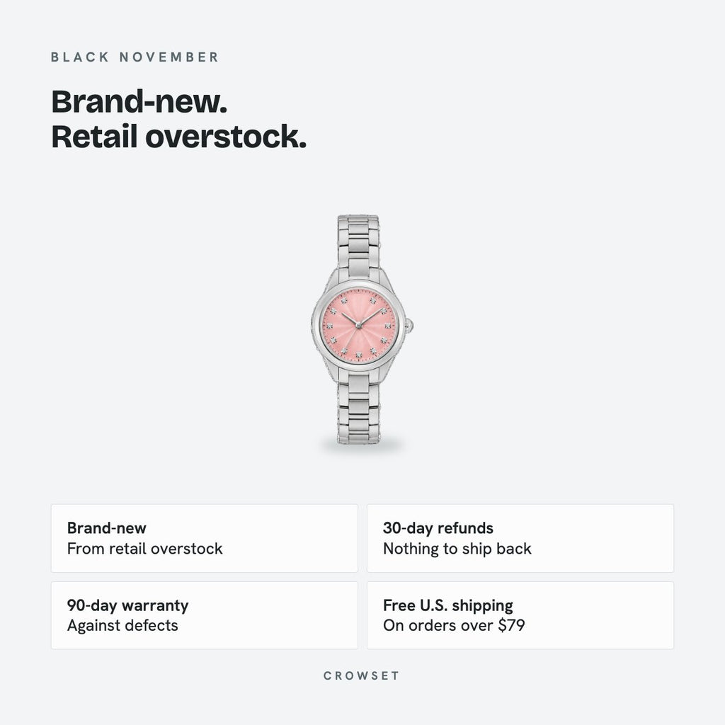 Women's 28mm Pink Dial Watch, details