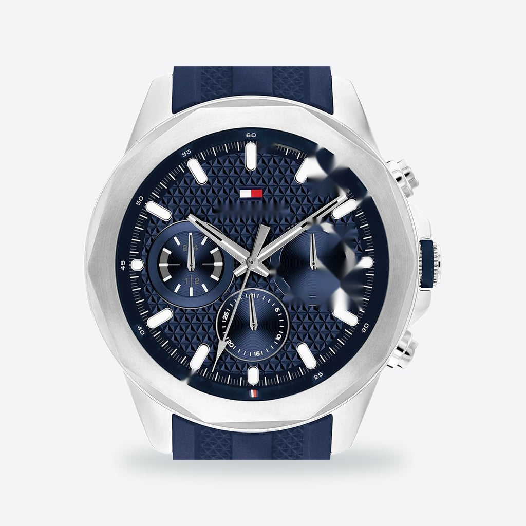 Men's 46mm Blue Dial Watch, view 2