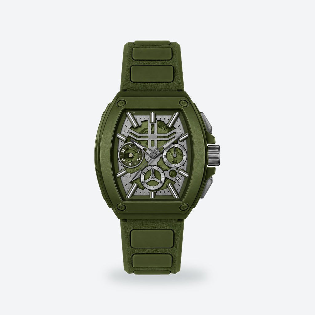 Men's 42x47mm Green Dial Watch, Green dial / Green