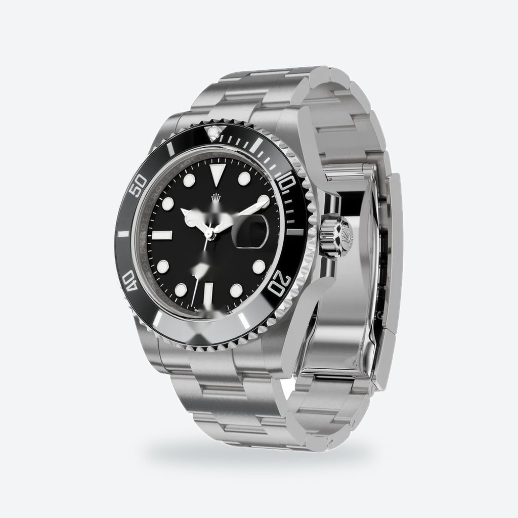 Men's 41mm Automatic Dive Watch, Black Dial, view 2