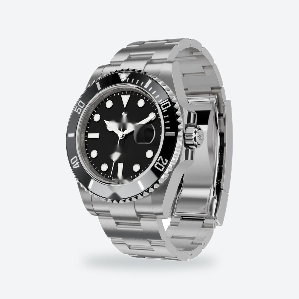 Men's 41mm Automatic Dive Watch, Black Dial, view 2
