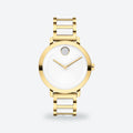 Women's 34mm Silver Dial Watch, Metal Bracelet, Silver dial / Gold-tone
