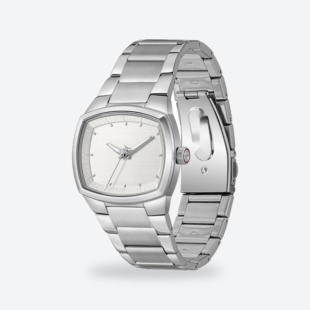 Men's 40mm Silver Dial Watch, view 4