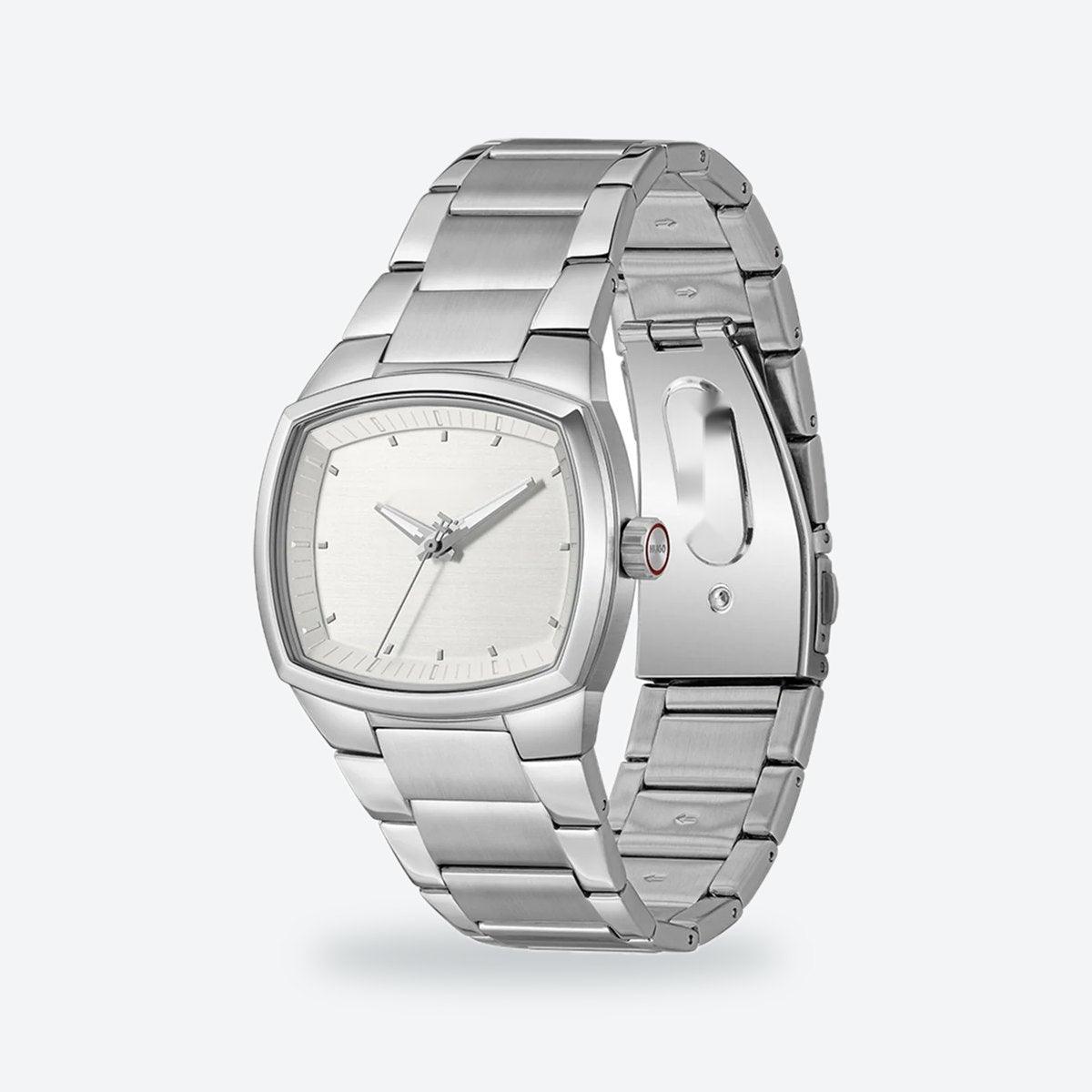 Men's 40mm Silver Dial Watch, view 4