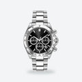 Men's 43mm Black Dial Chronograph Watch, photo