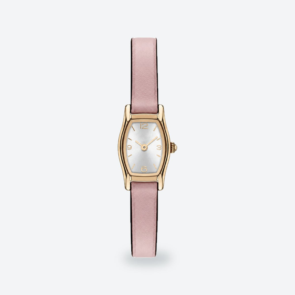 Women's 15x25mm Silver Dial Watch, Silver dial / Pink
